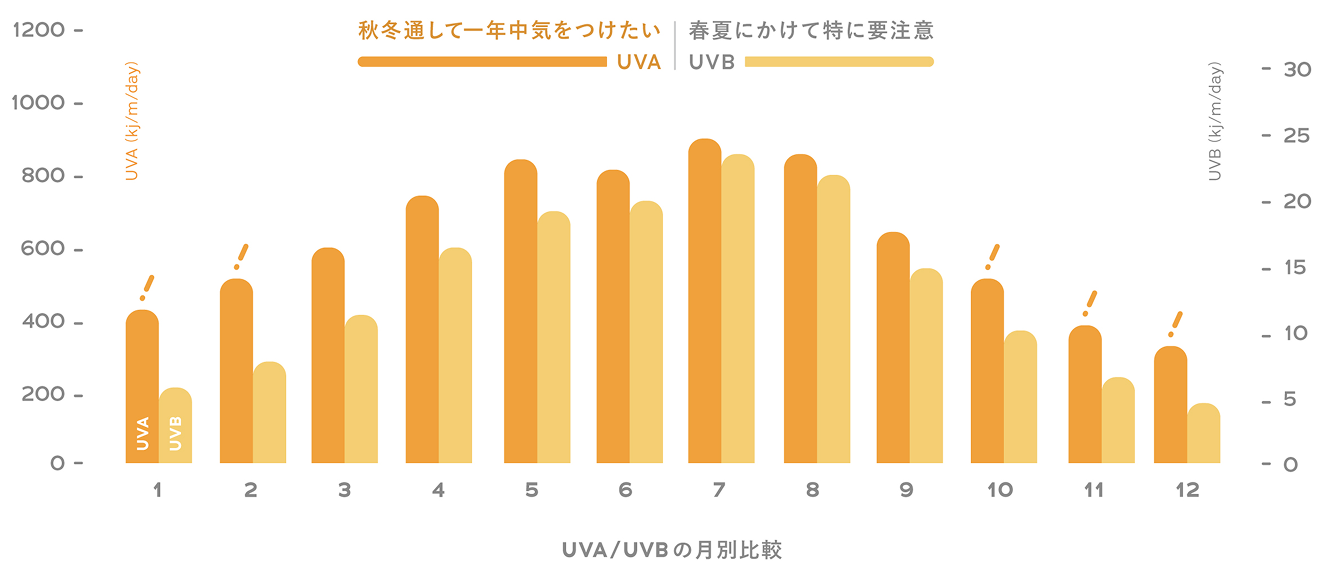 紫外線グラフ